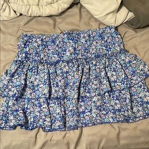 Floral Blue Skirt